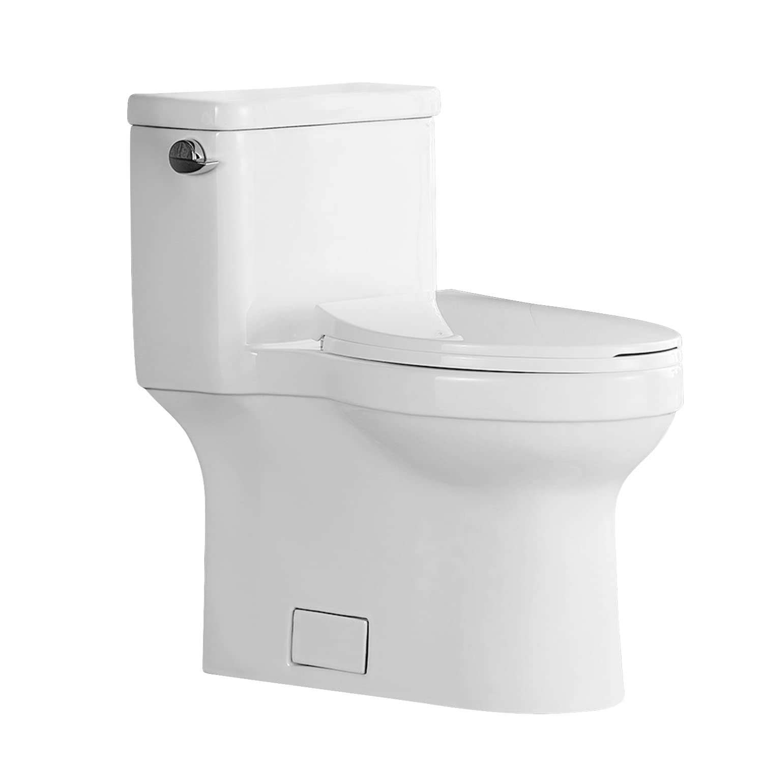 DeerValley DV-1F52828 Apex White ADA Comfortable Height toilet and Elongated One Piece Toilet
