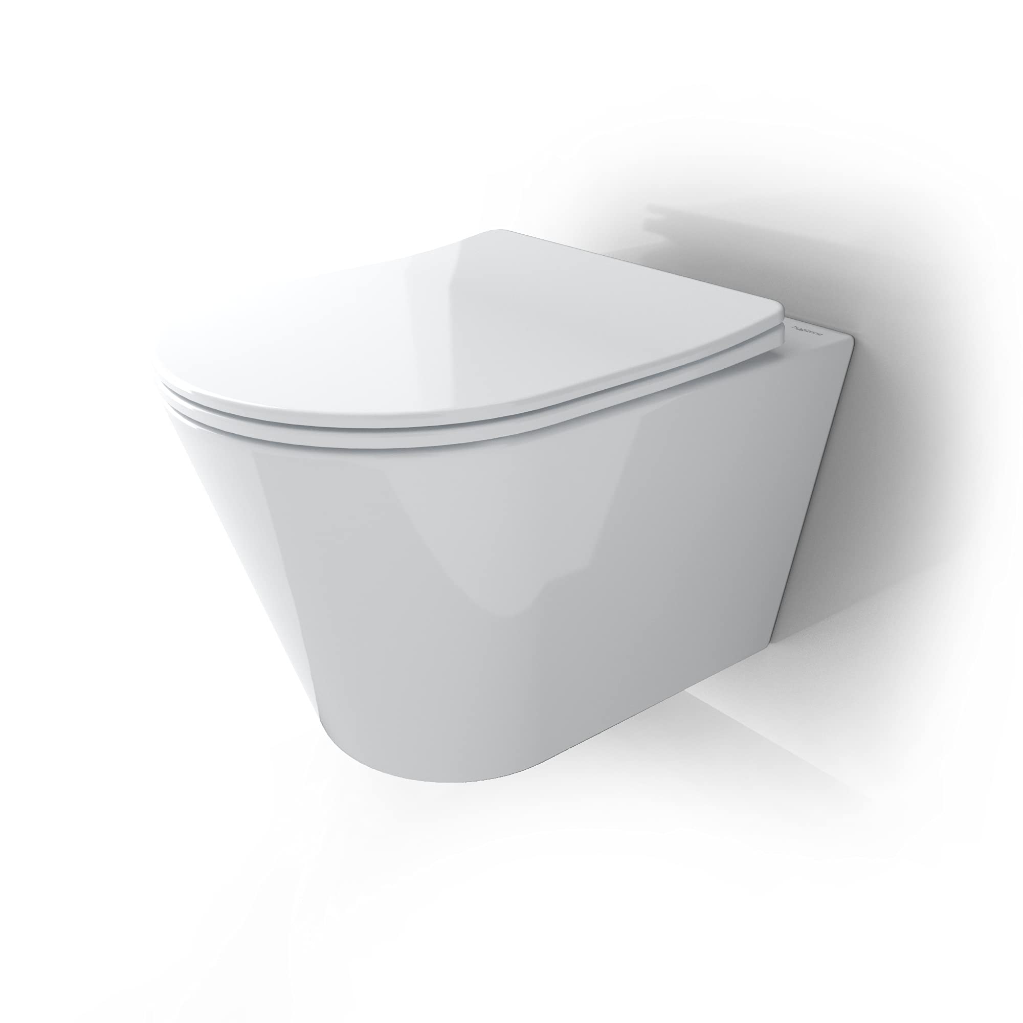 Hygizone HWH22 Rimless Wall Hung Toilet Bowl including Soft Close Seat