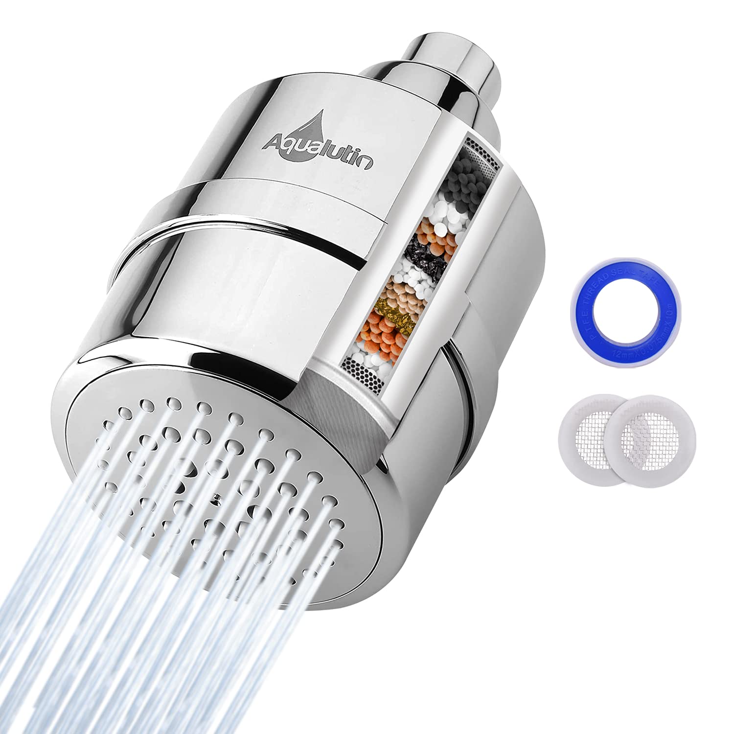 AQUALUTIO Shower Head Water Filter