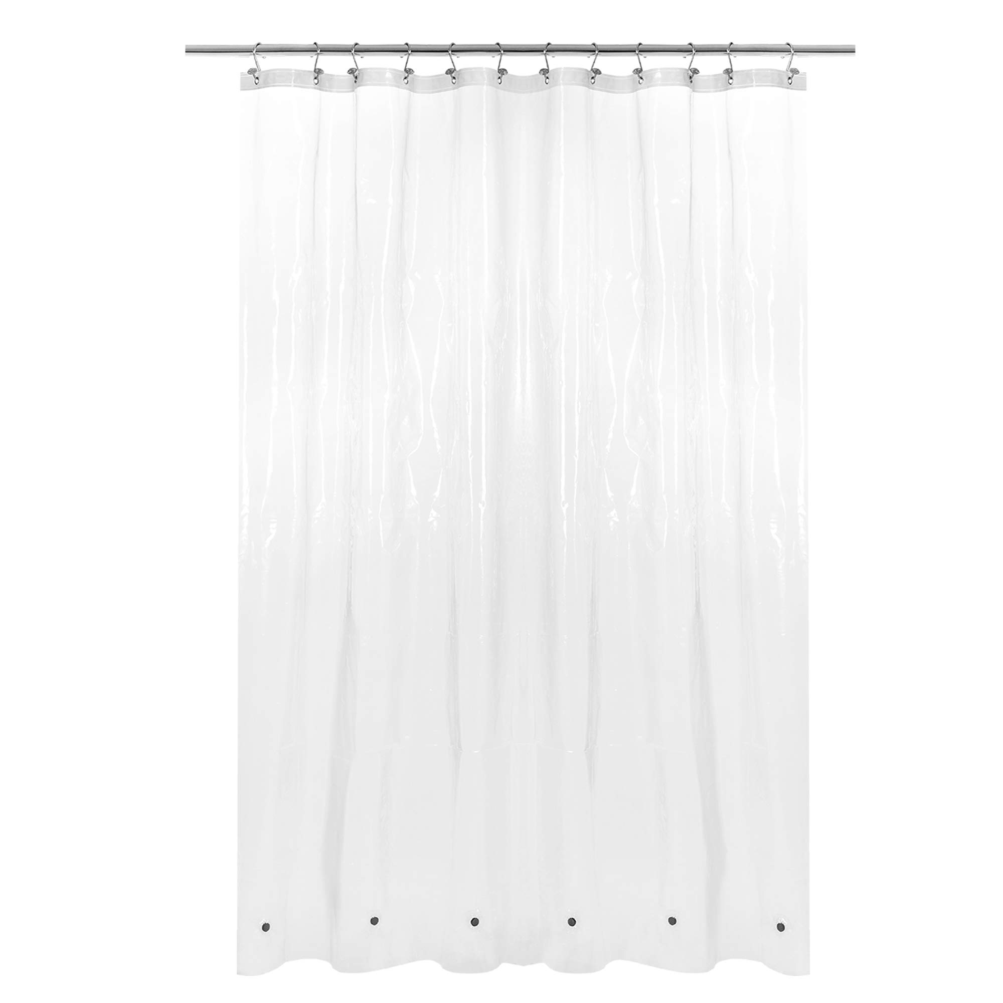 Shower Curtain Liner with 6 Weighted Magnets
