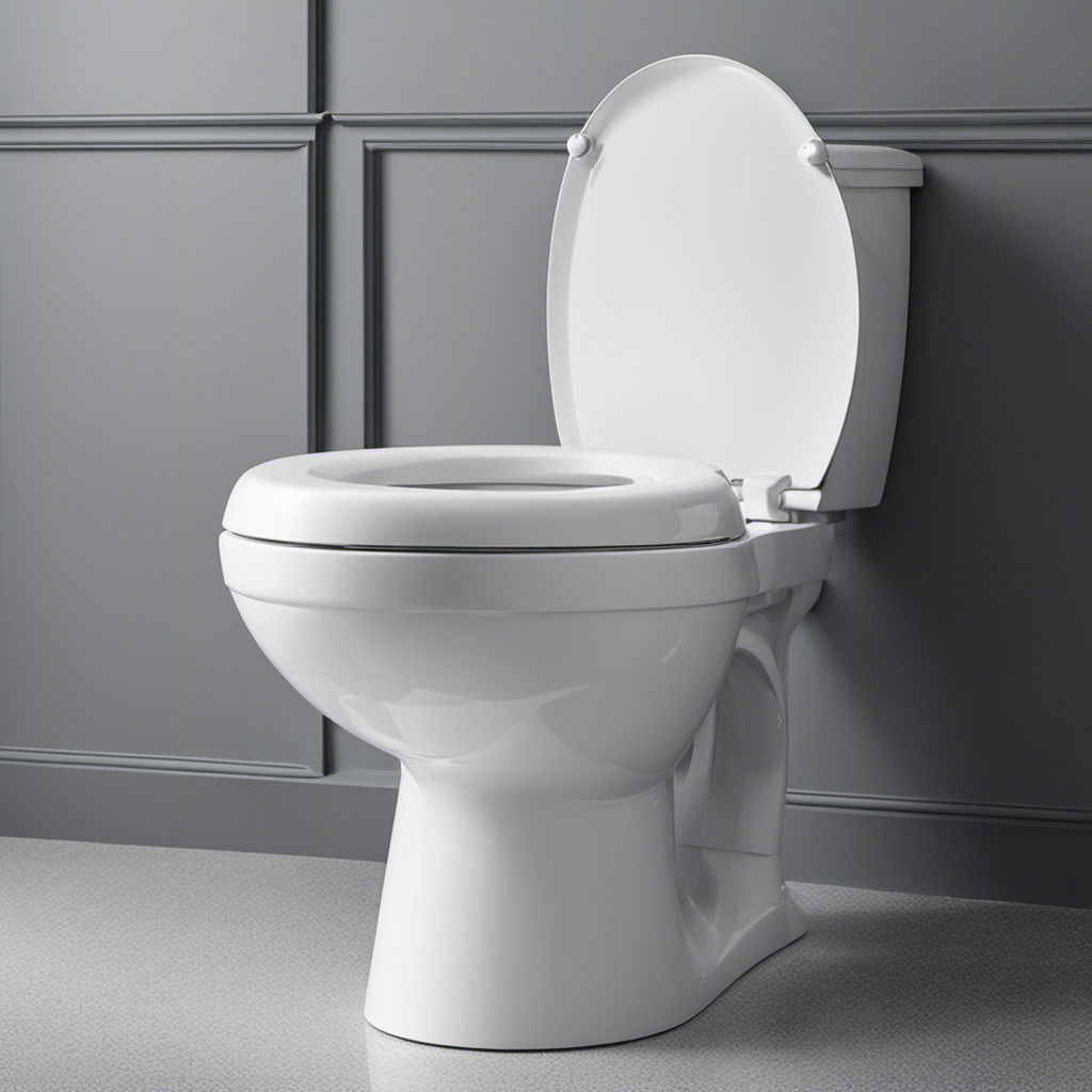 An image capturing a gleaming, flawless toilet bowl devoid of any unsightly rings