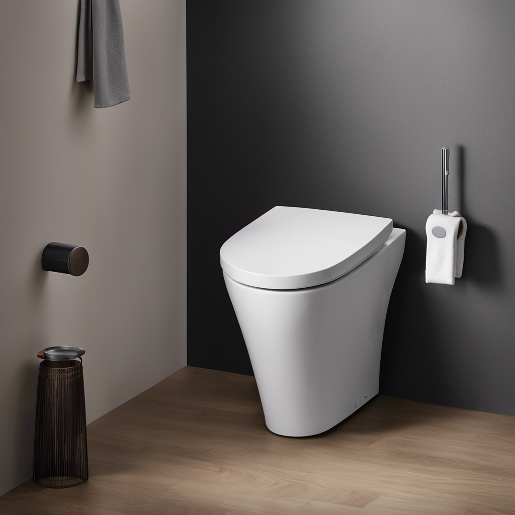 An image showcasing a sleek, modern Duravit toilet seat with a durable, high-quality design