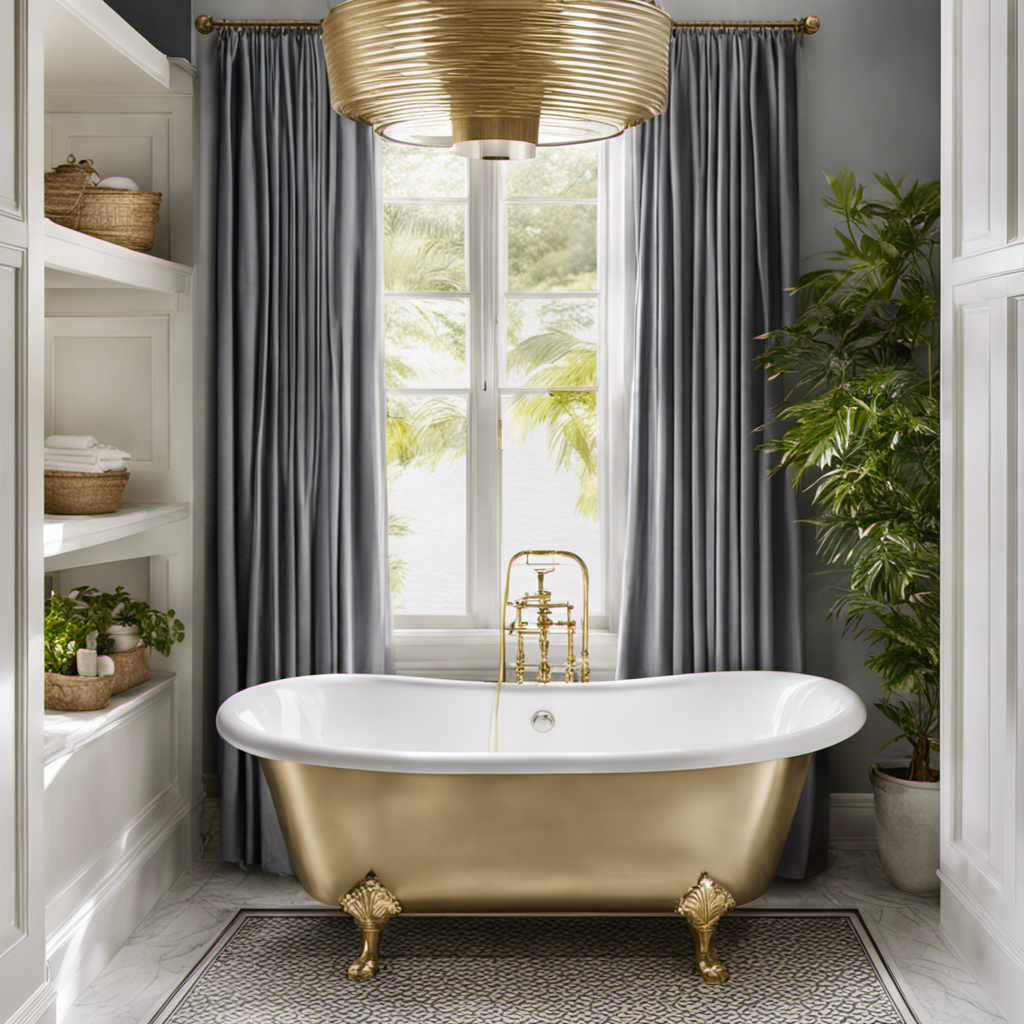 An image capturing the serene ambiance of a freshly reglazed bathtub