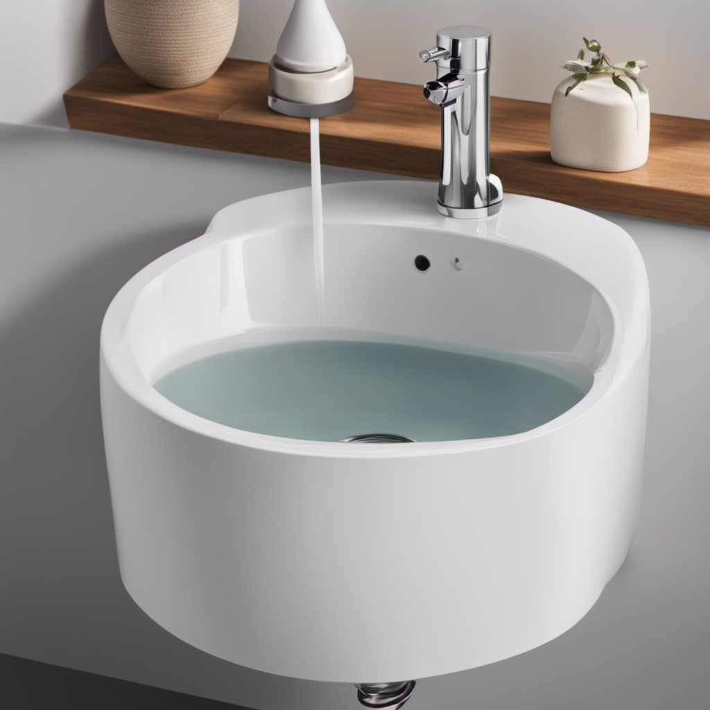 An image showcasing a step-by-step guide on changing the toilet float