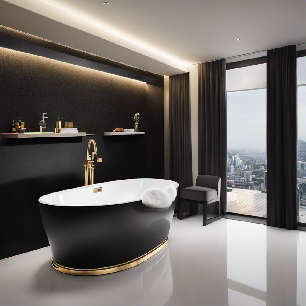 An image showcasing sparkling clean acrylic bathtubs