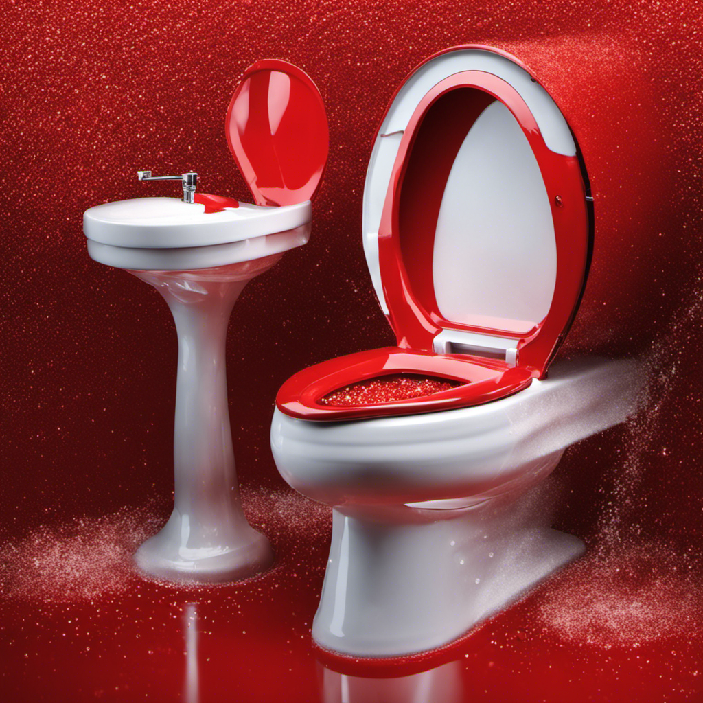 An image featuring a sparkling white toilet bowl, covered in thick foam from the effervescent reaction of pouring Coca-Cola into it