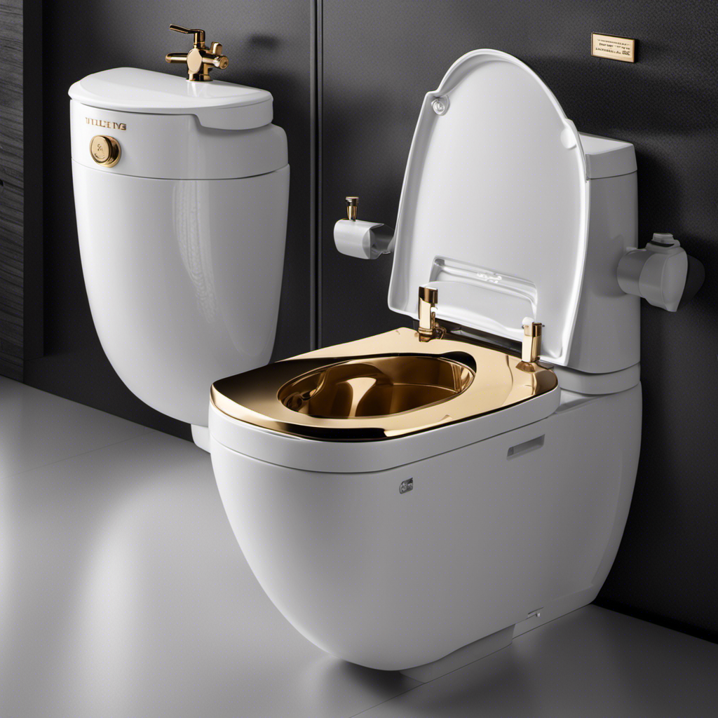 An image showcasing a close-up of a toilet's interior, emphasizing the tank
