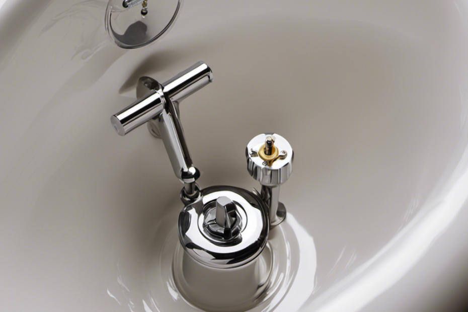 An image showcasing a step-by-step guide to fixing a pop-up bathtub drain stopper
