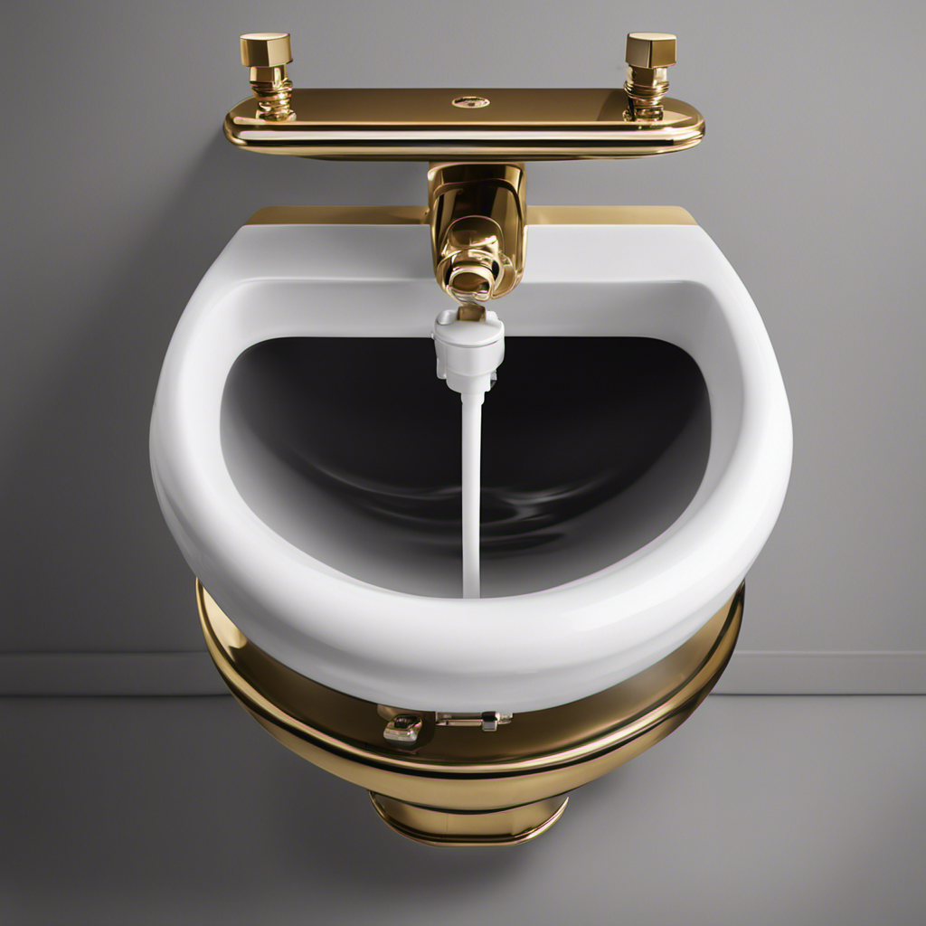 An image showcasing a step-by-step guide to fixing a leaking toilet tank