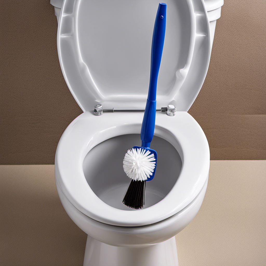 An image showcasing a toilet bowl ring removal toolkit