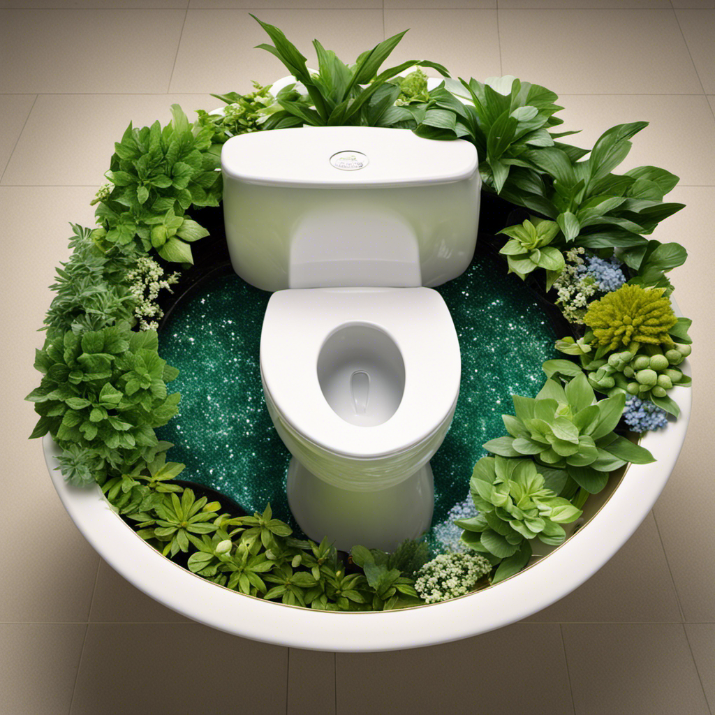 A striking image showcasing the power of natural remedies for toilet rings