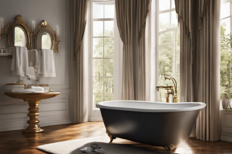 An image that depicts a sparkling clean bathtub, free from any stains