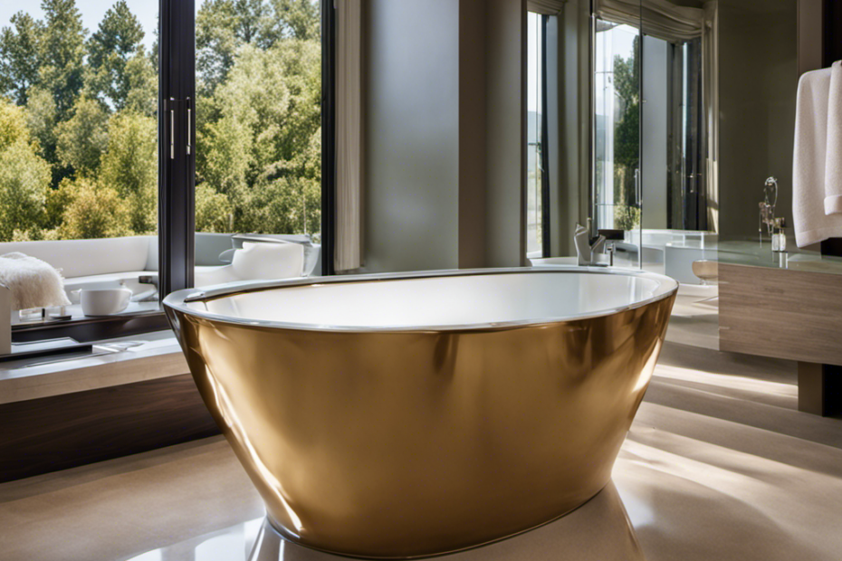 An image showcasing the step-by-step process of glazing a bathtub