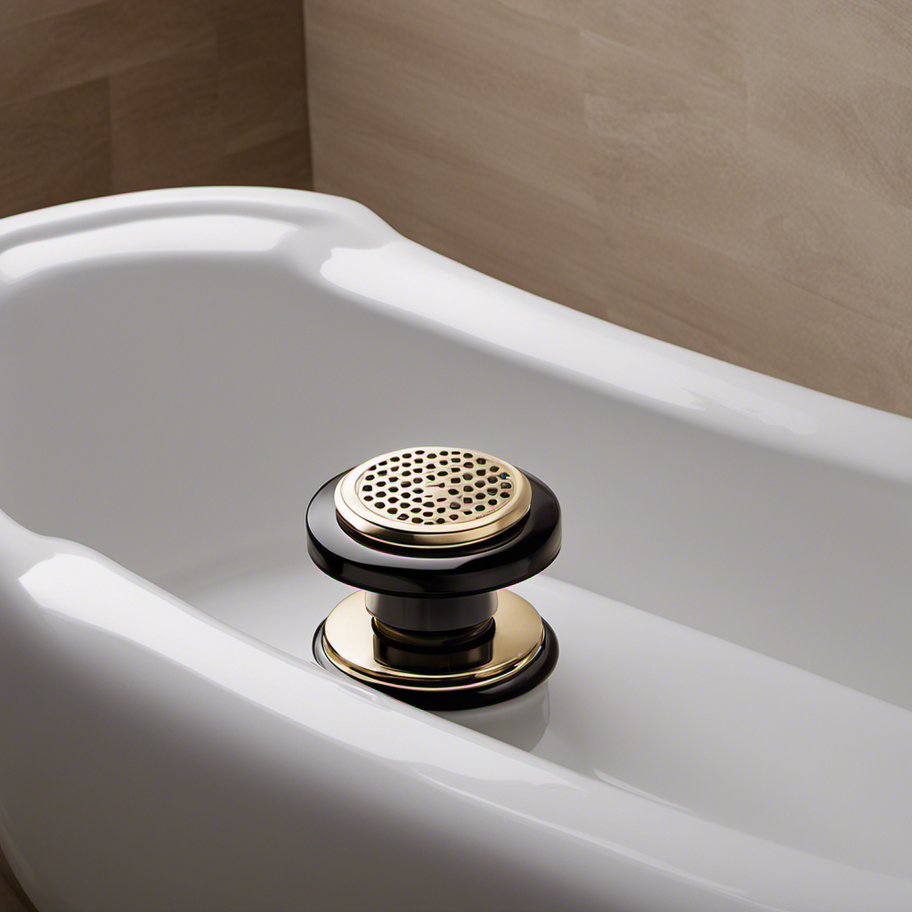 An image featuring a step-by-step guide on installing a bathtub drain stopper