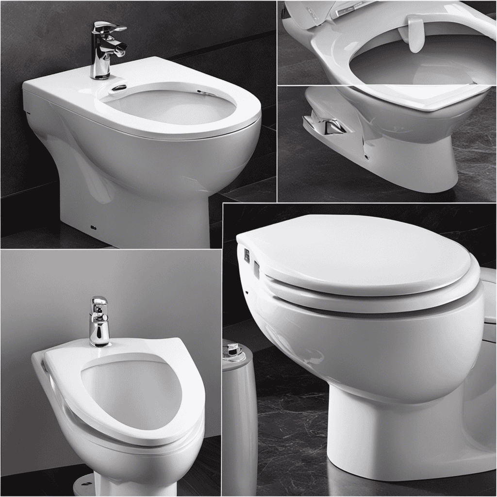 An image showcasing a step-by-step guide to installing a bidet toilet seat