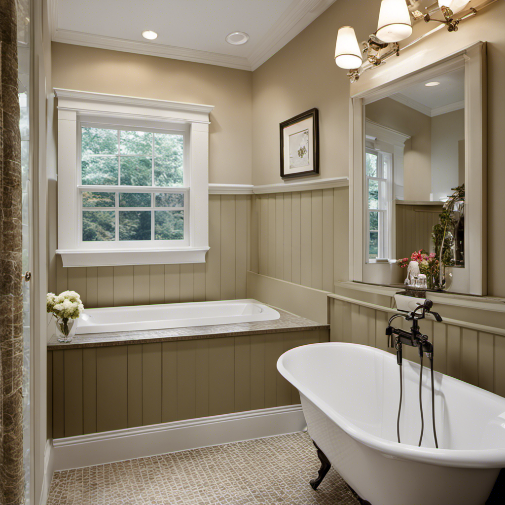 An image displaying a step-by-step guide for installing an alcove bathtub