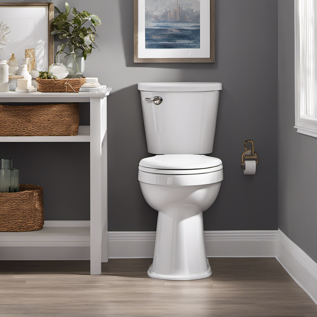 An image showcasing a step-by-step visual guide to installing an American Standard Toilet