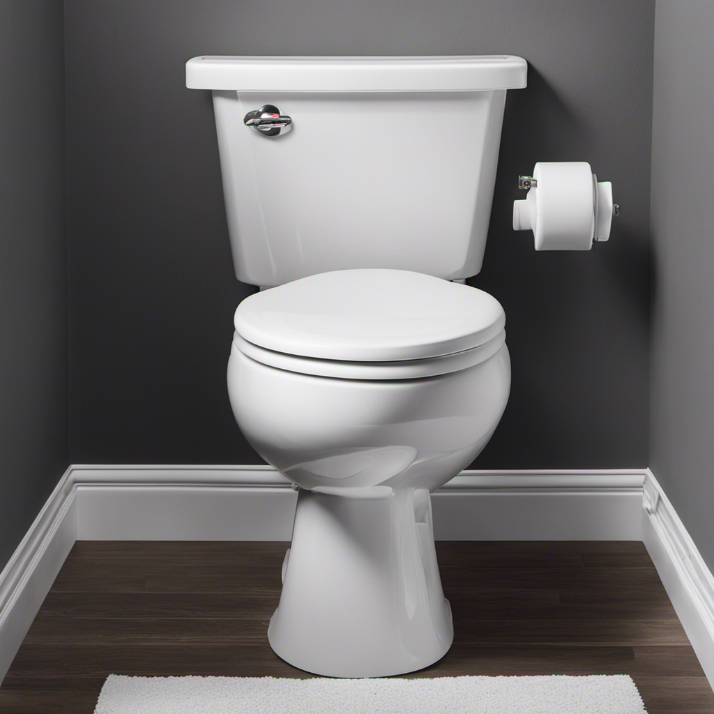 An image showcasing a step-by-step guide on installing a toilet seat