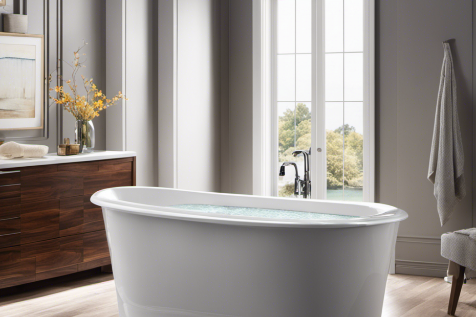 An image showcasing a step-by-step transformation of a bathtub, with a visual guide featuring the addition of a custom-made acrylic insert, raising the water depth and enhancing the bathing experience