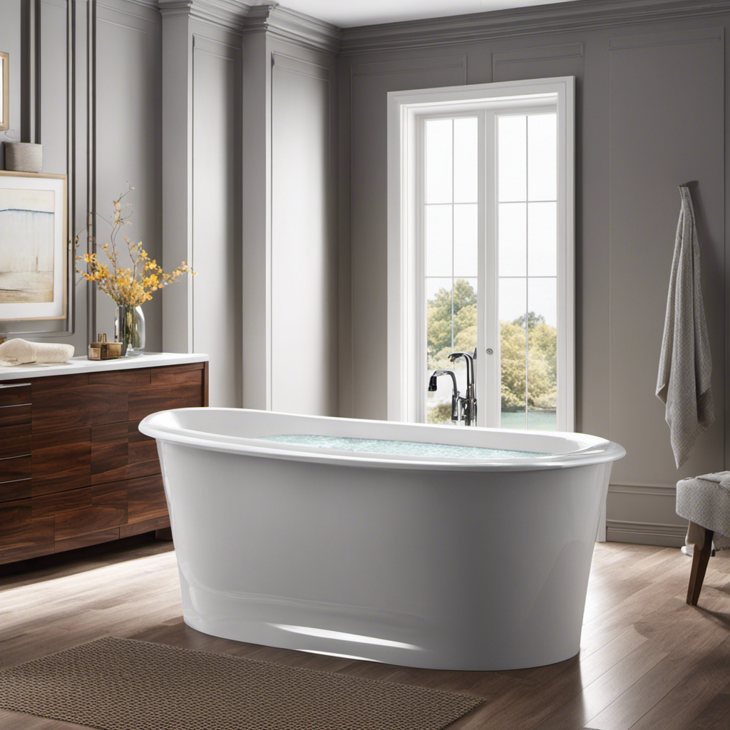 An image showcasing a step-by-step transformation of a bathtub, with a visual guide featuring the addition of a custom-made acrylic insert, raising the water depth and enhancing the bathing experience