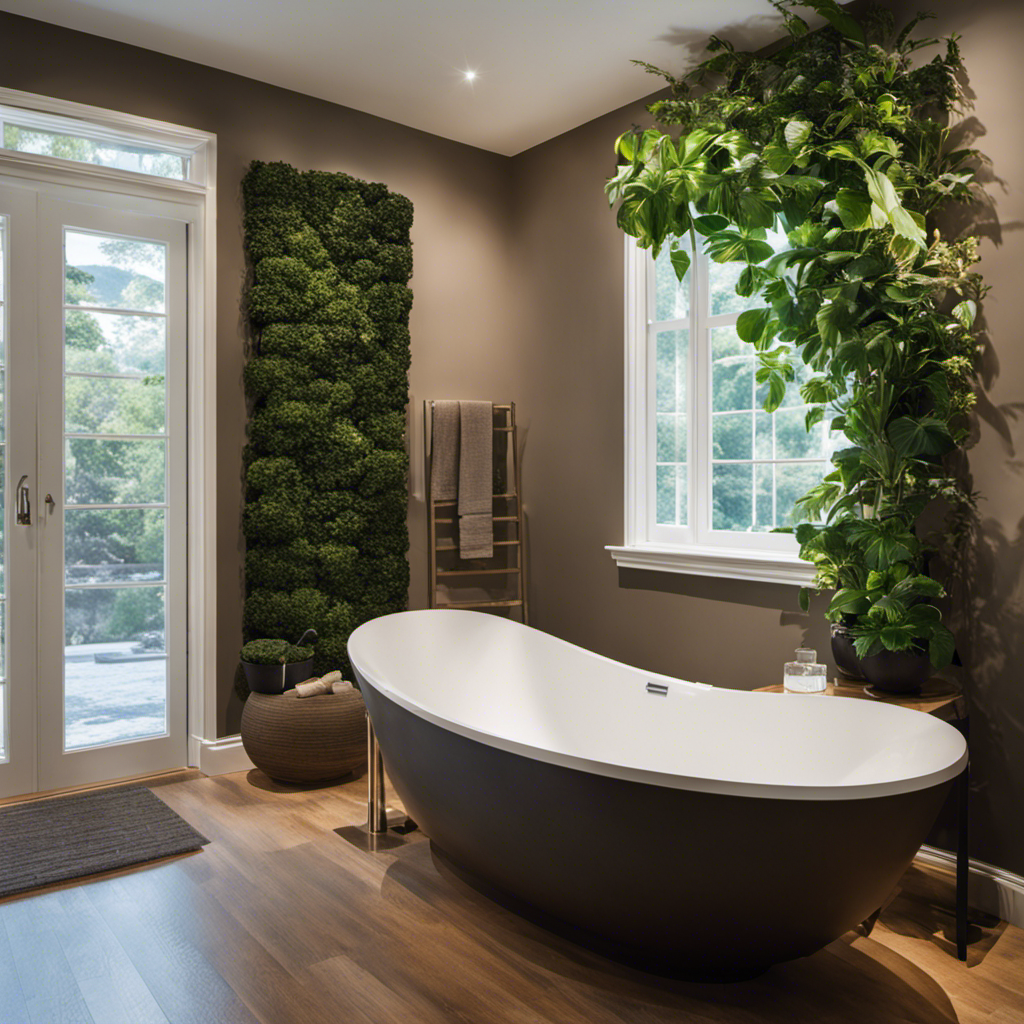 An image showcasing a bathtub's transformation into a deeper oasis