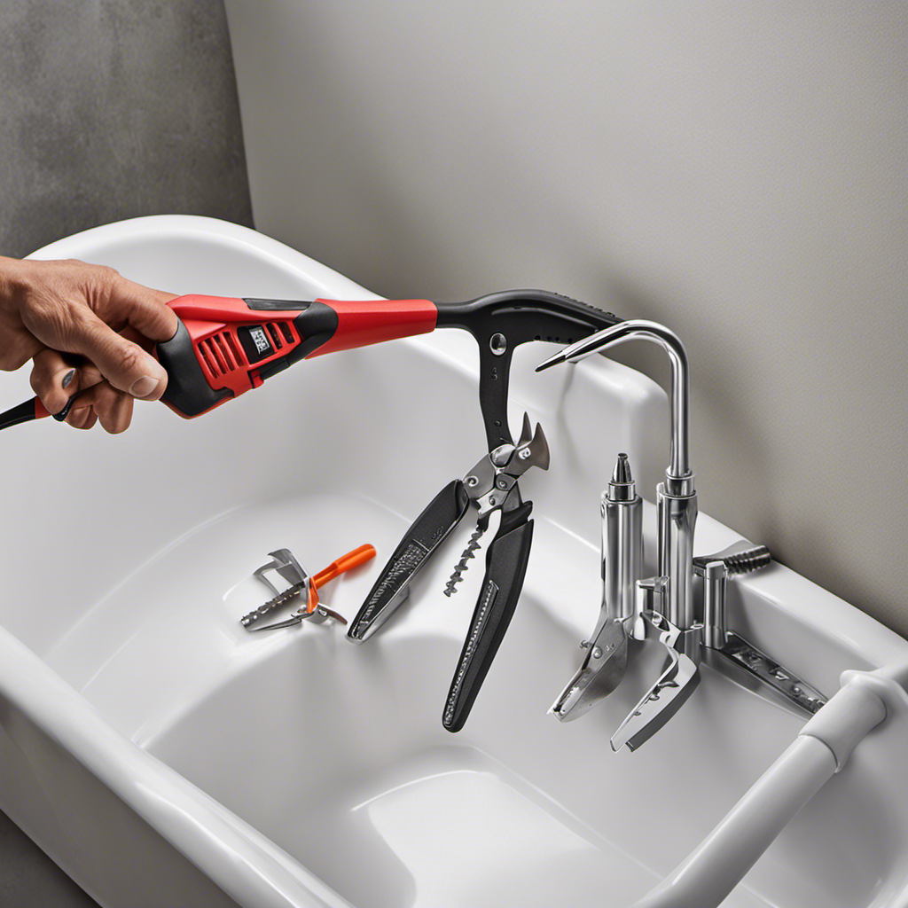 An image depicting essential tools for removing a bathtub drain
