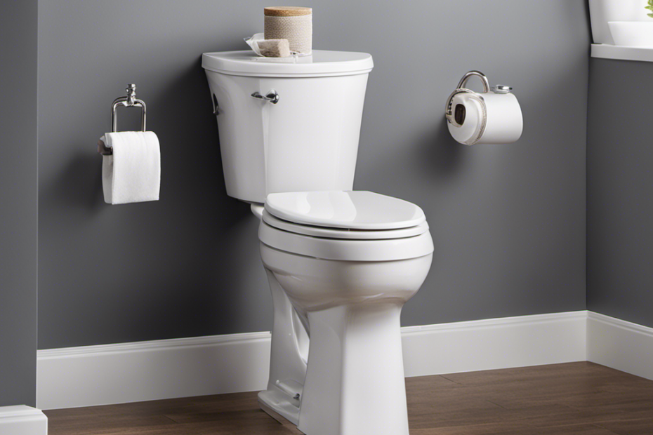 An image showcasing step-by-step instructions for removing and replacing a toilet