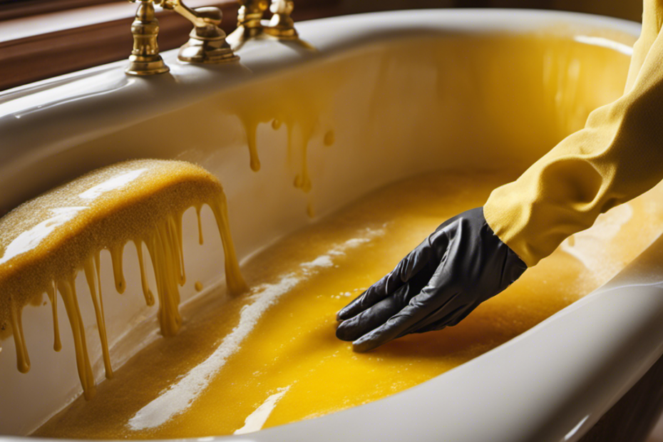 How to Remove Yellow Stains From Bathtub Best Modern Toilet