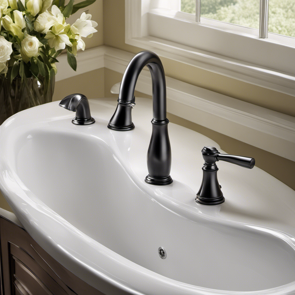 An image showcasing a step-by-step guide to replacing a Delta bathtub faucet