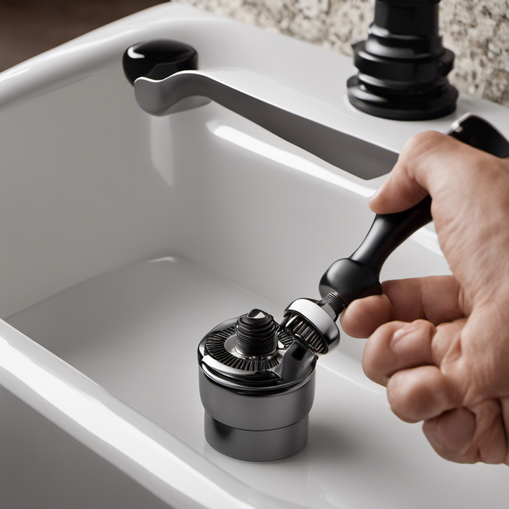 An image capturing a step-by-step guide on replacing a bathtub stopper