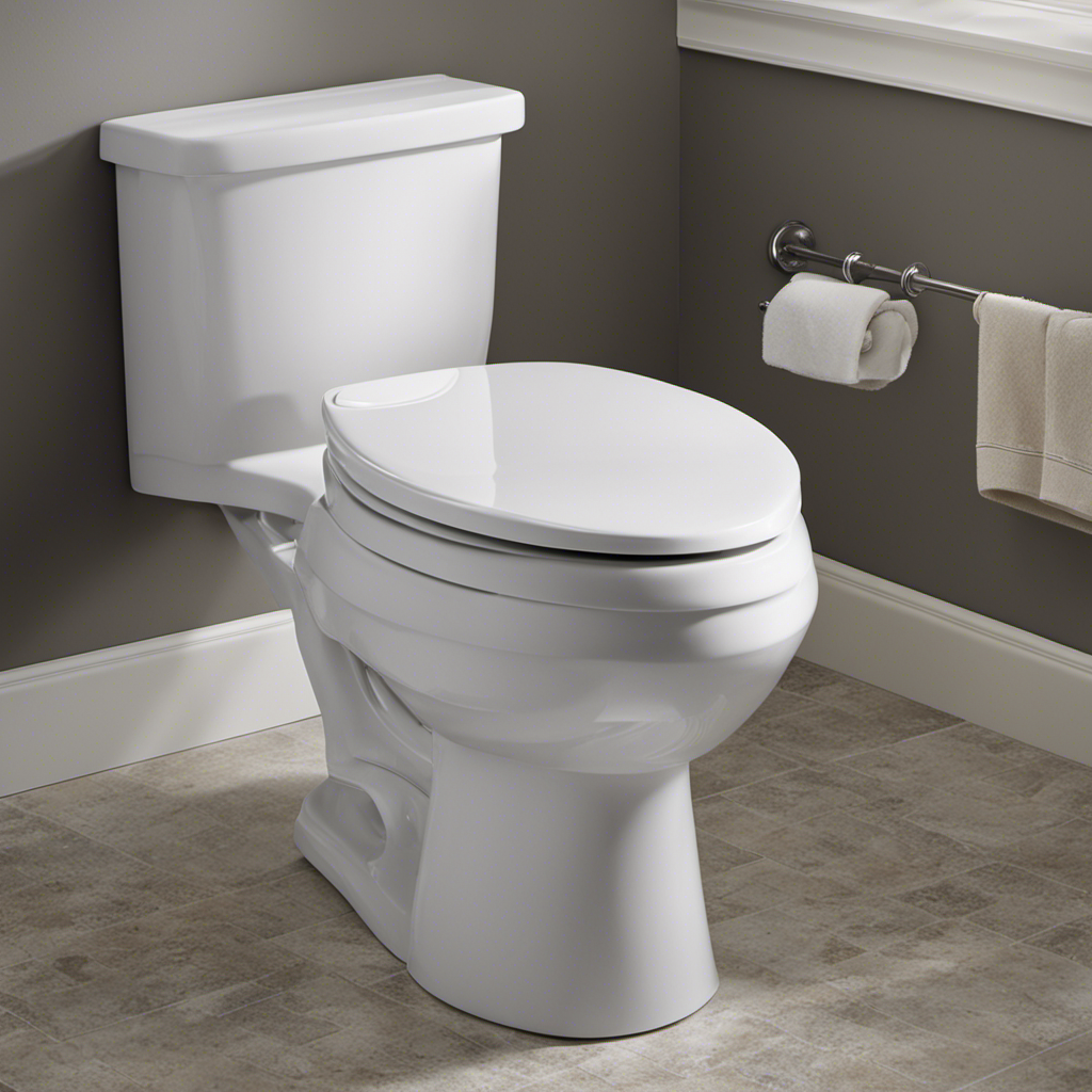 An image showcasing a step-by-step guide on replacing a Kohler toilet seat with hidden bolts