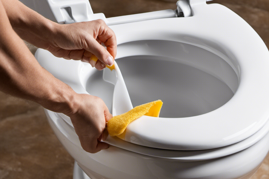 An image that showcases a step-by-step guide to resealing a toilet
