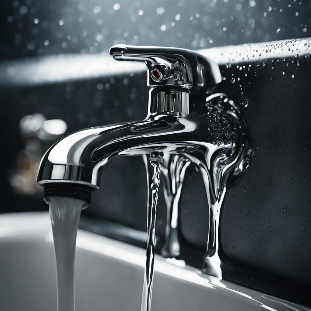 An image capturing a close-up view of a hand gripping a wrench, positioned on a dripping faucet bathtub