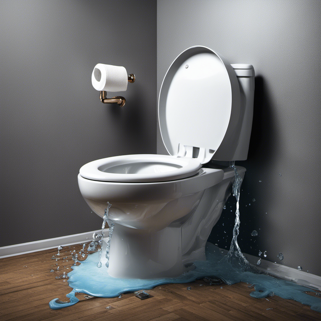 An image depicting a toilet overflowing with water, indicating the causes of this situation