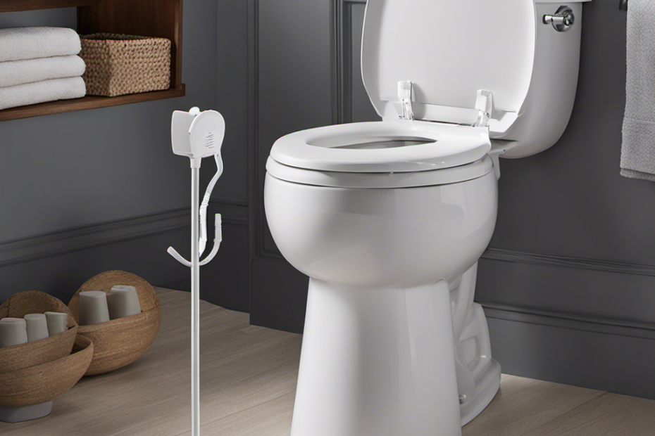 An image showcasing a step-by-step visual guide to unclogging a toilet using a hanger: 1) Insert hanger into toilet bowl, 2) Wiggle and prod to dislodge blockage, 3) Flush and repeat if necessary
