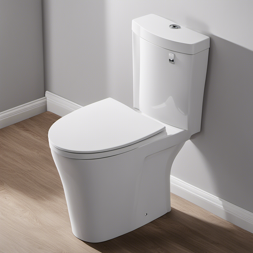 An image showcasing a robust, ergonomically-designed toilet with a spacious seating area, reinforced structure, and advanced flushing technology to cater to heavy individuals