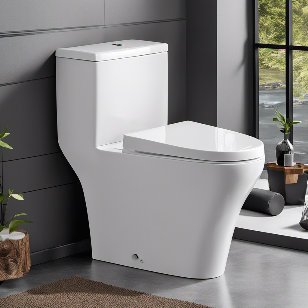 An image showcasing the Winzo Toilet's sleek and modern design, featuring its powerful flushing mechanism, a hygienic self-cleaning feature, and a comfortable seat with ergonomic contours