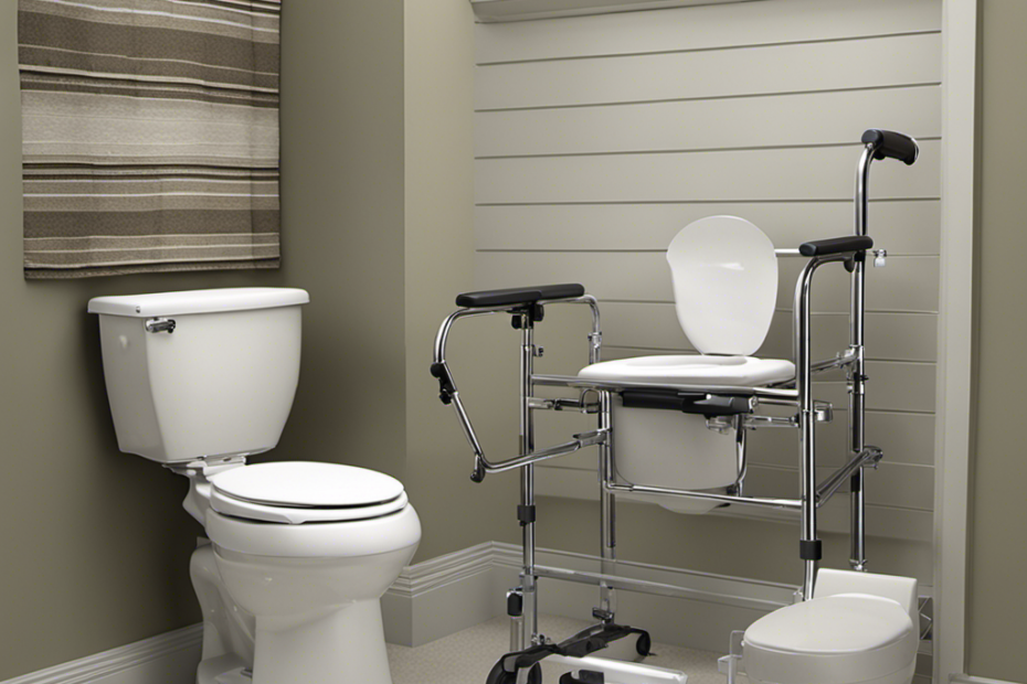 Top Handicap Toilet Accessories Ultimate Raised Seat, Vive Toilet Rail