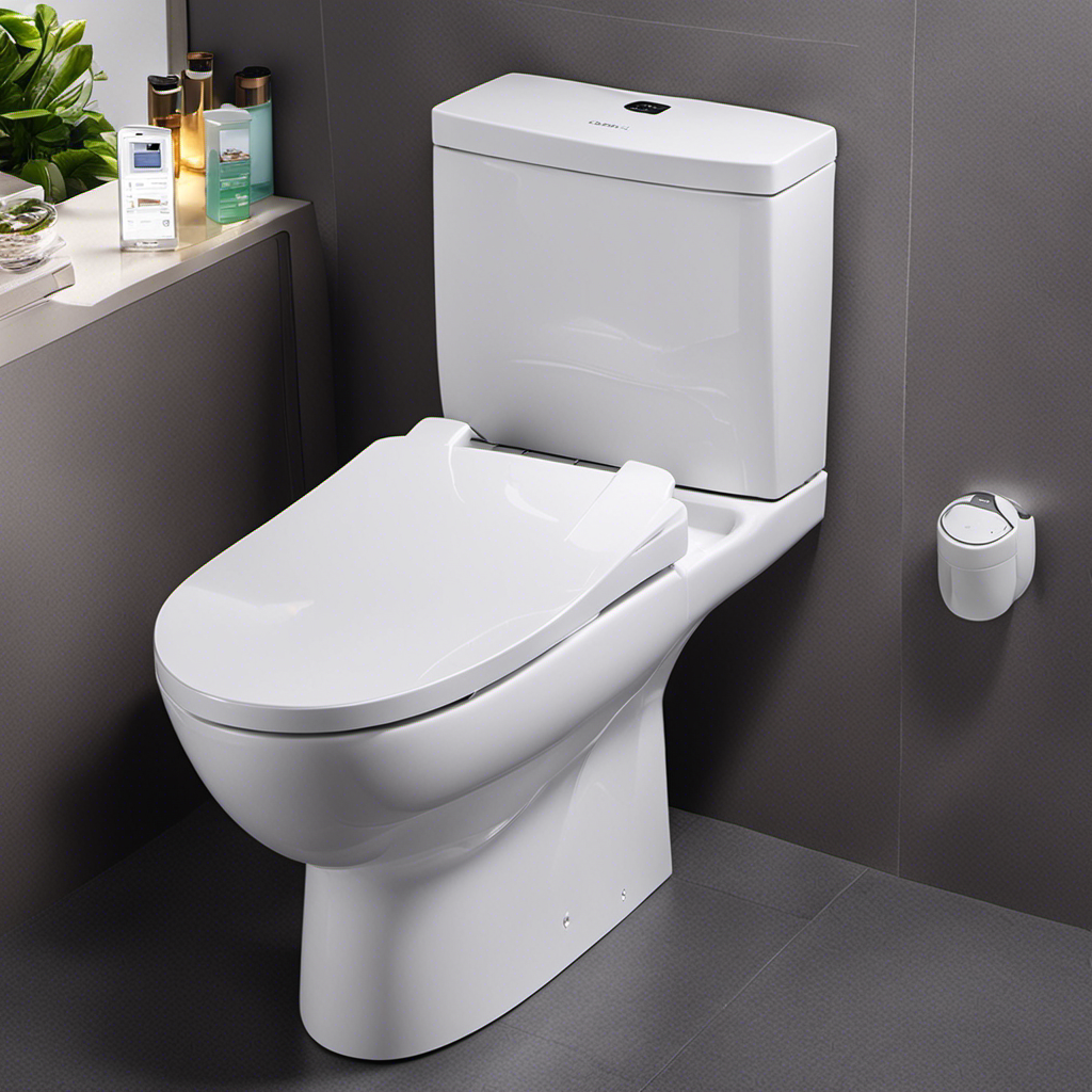 An image showcasing various non-electric bidet toilet seats in a bathroom setting
