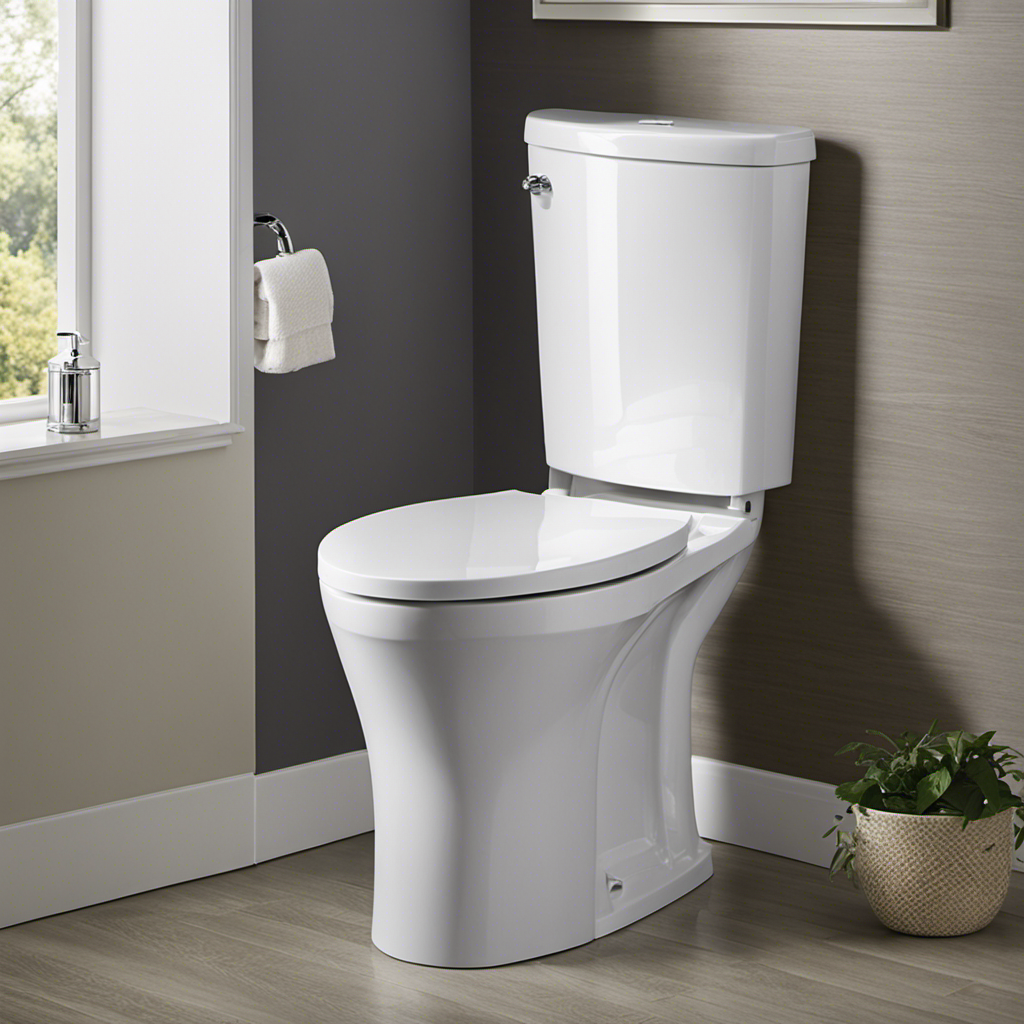An image showcasing the TOTO Ultramax II: A sleek, modern toilet with a powerful flush