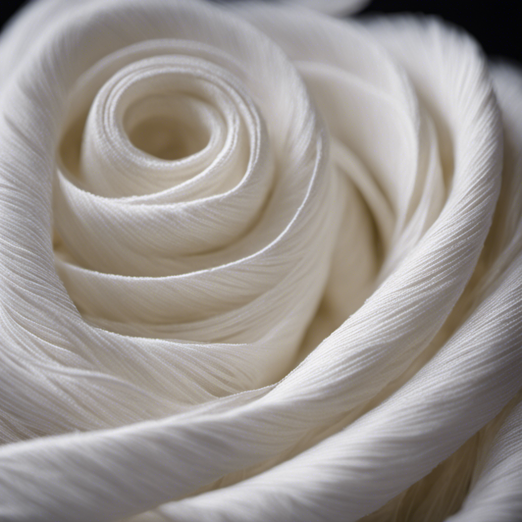 An image of white, soft toilet paper unfurling, revealing tiny, thread-like pinworms wriggling amidst the fibers