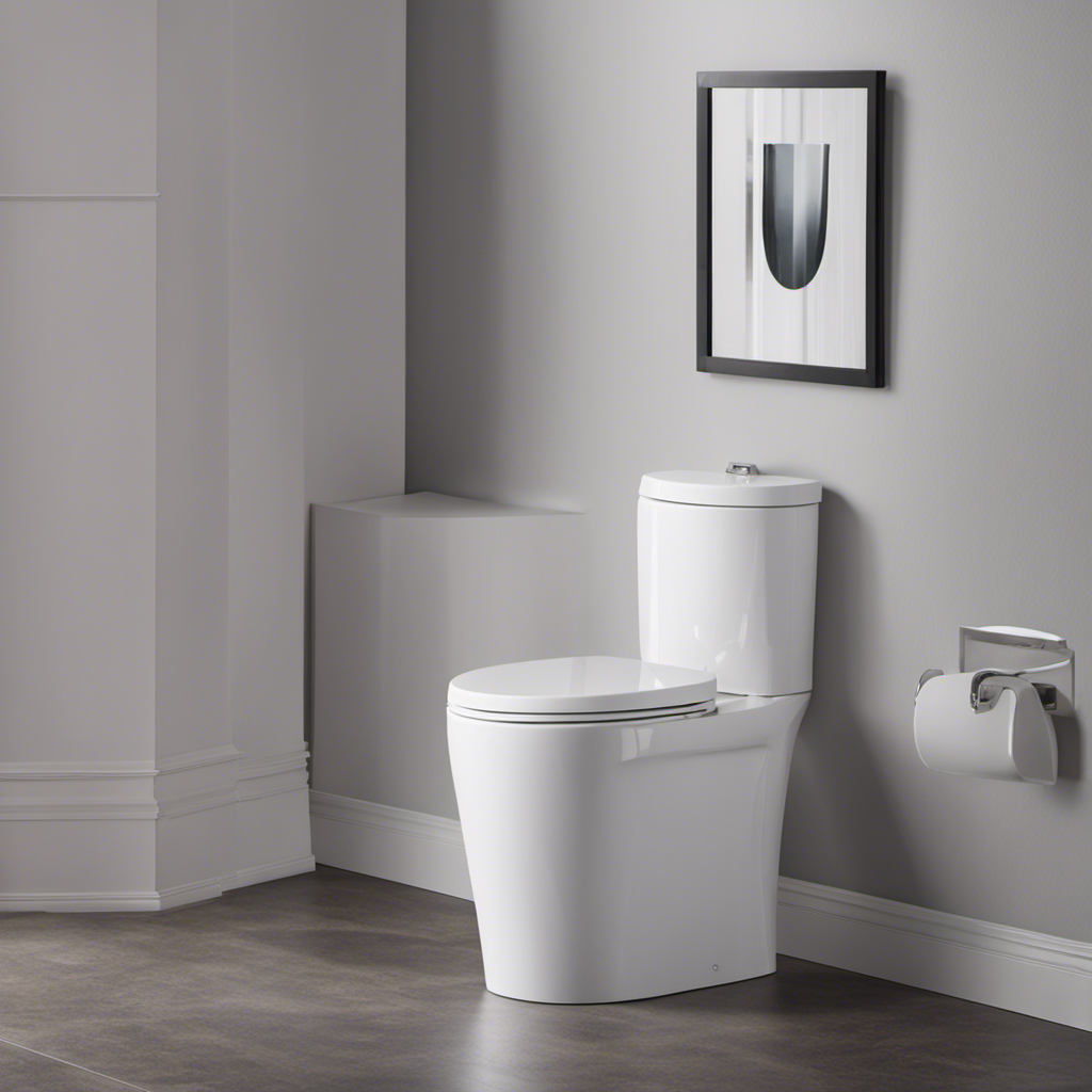 An image showcasing a side-by-side comparison of a standard round toilet and an elongated toilet