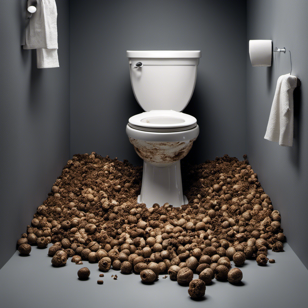 An image that captures the unsettling dream of a toilet overflowing with putrid feces