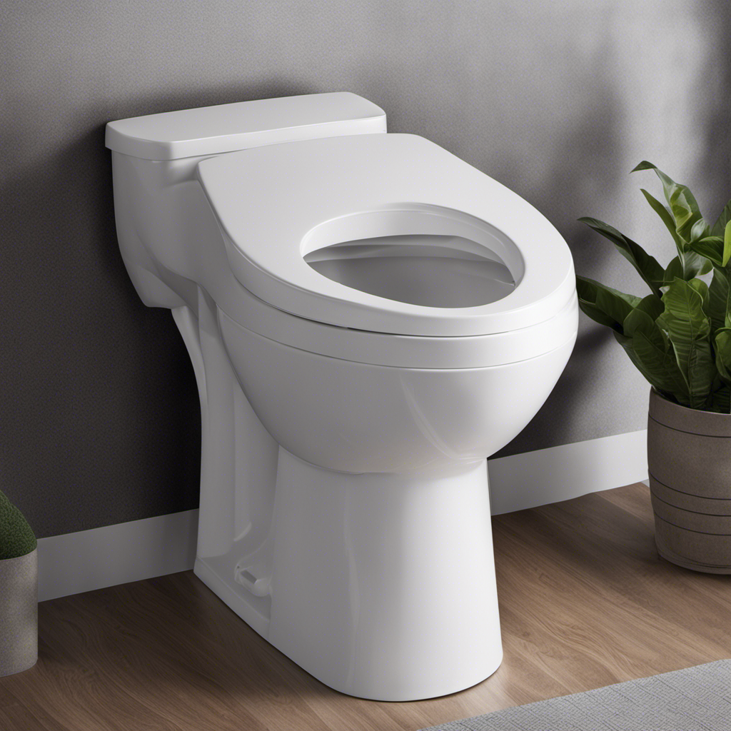 An image showcasing the inner workings of a toilet, focusing on the flange—a round, flat disk made of durable material, situated at the base of the toilet bowl, serving as a secure connection point for the toilet and the floor