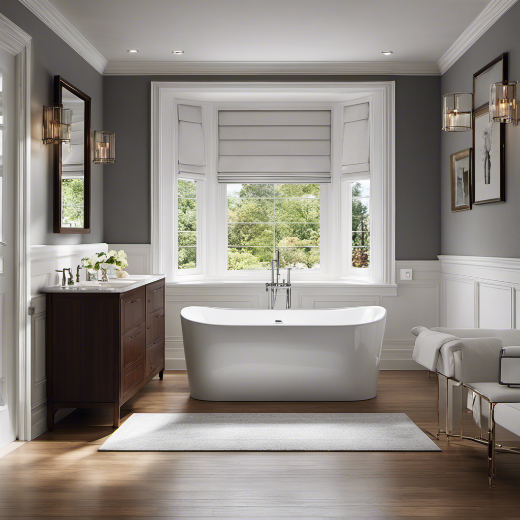 An image showcasing the exquisite elegance of alcove bathtubs, highlighting the vast array of popular materials used