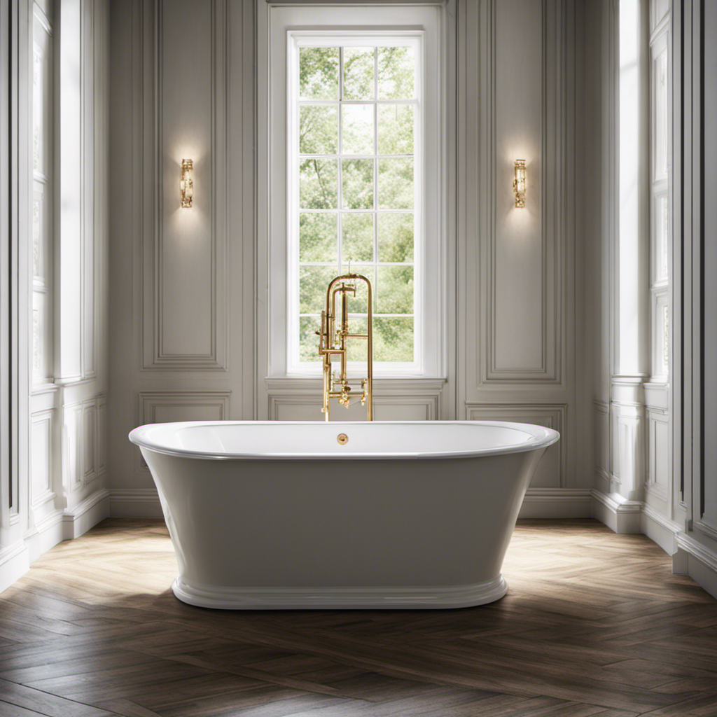 An image showcasing a variety of bathtubs, each with different lengths, to visually explore the average length of bathtubs