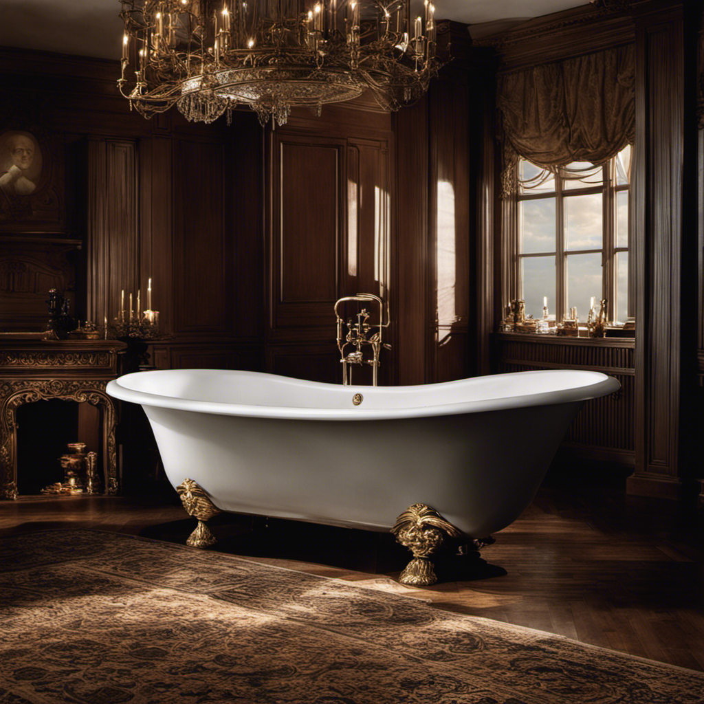 An evocative image capturing the tragic demise of President William Howard Taft in a bathtub