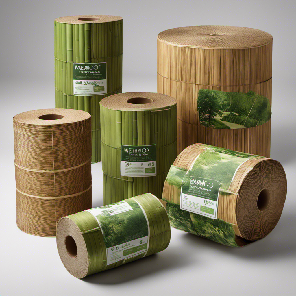 An image that showcases the manufacturing journey of Who Gives a Crap toilet paper, capturing its inception from sustainably-sourced bamboo forests, meticulous production processes in a state-of-the-art facility, to its final packaging and distribution across the globe