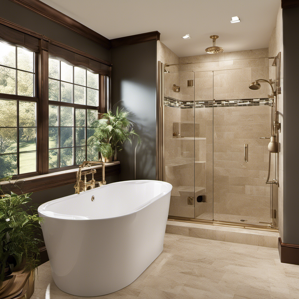 An image showcasing a wall around a bathtub, highlighting strategic locations for installing grab bars