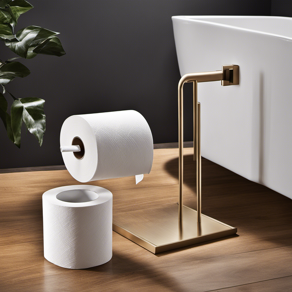 An image showcasing various locations for freestanding toilet paper holders